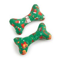 HKM-4695229 Plush Holiday Molar Toy for Dogs – Festive Santa Claus, Snowman, and Deer Designs