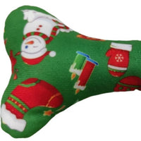 HKM-4695229 Plush Holiday Molar Toy for Dogs – Festive Santa Claus, Snowman, and Deer Designs