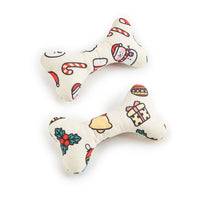 HKM-4695229 Plush Holiday Molar Toy for Dogs – Festive Santa Claus, Snowman, and Deer Designs