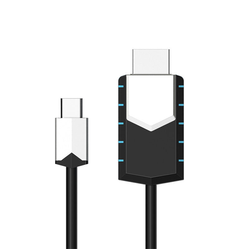 HKM-469587 Type-C to HDMI Cable - 4K High-Definition Video Cable, 2m Length for Mobile Devices and TVs