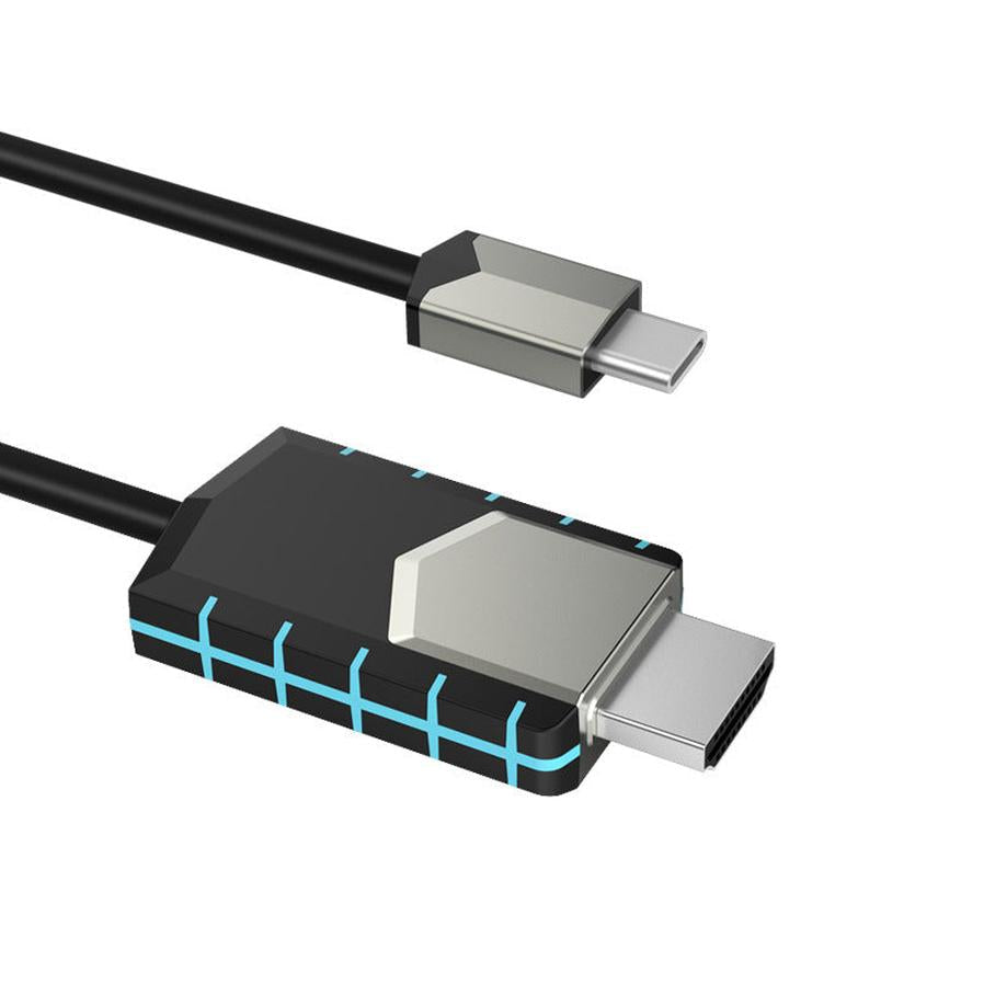 HKM-469587 Type-C to HDMI Cable - 4K High-Definition Video Cable, 2m Length for Mobile Devices and TVs