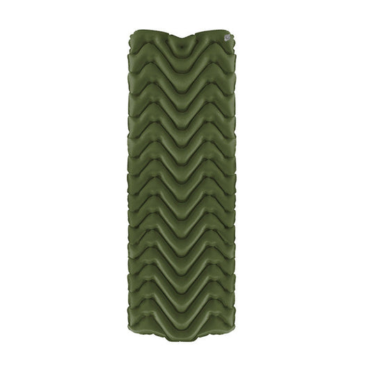 HKM-469587 Ultra-Light Portable Inflatable Sleeping Pad - Moisture-Proof Nylon Cushion for Camping (181 x 61 x 6.3 cm)