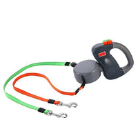 HKM-4696381 Retractable Nylon Dog Walking Leash - 3m Length, Automatic Control, Comfortable for All Dog Sizes