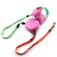 HKM-4696381 Retractable Nylon Dog Walking Leash - 3m Length, Automatic Control, Comfortable for All Dog Sizes