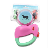 HKM-4696381 Retractable Nylon Dog Walking Leash - 3m Length, Automatic Control, Comfortable for All Dog Sizes