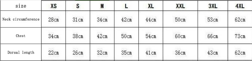 HKM-4697149 Cotton Pet Vest for Tidal Inverted Triangle - Warm and Thickened, Available in Red and Black, Multiple Sizes