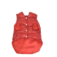 HKM-4697149 Cotton Pet Vest for Tidal Inverted Triangle - Warm and Thickened, Available in Red and Black, Multiple Sizes