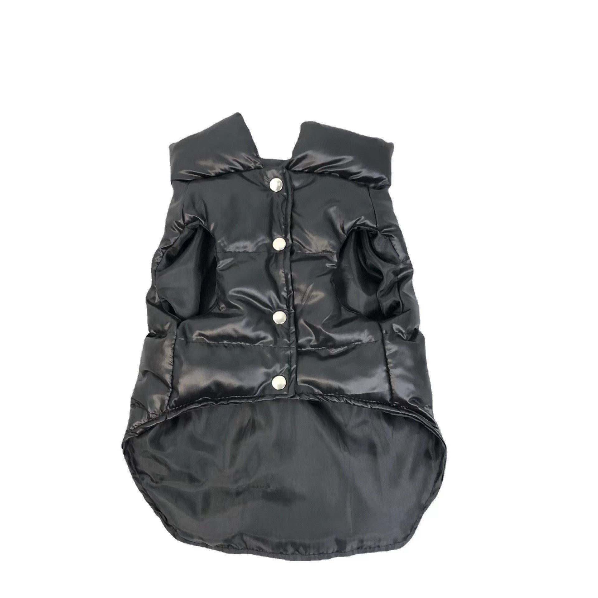 HKM-4697149 Cotton Pet Vest for Tidal Inverted Triangle - Warm and Thickened, Available in Red and Black, Multiple Sizes