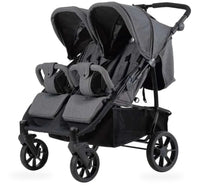 HKM-4699475 twin stroller studio view in gray