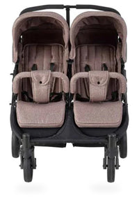 HKM-4699475 twin stroller studio view in brown