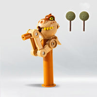 HKM-4699837 Dinosaur-Shaped Cat Teaser Stick with Catnip for Fun and Oral Health