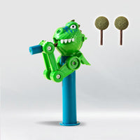 HKM-4699837 Dinosaur-Shaped Cat Teaser Stick with Catnip for Fun and Oral Health