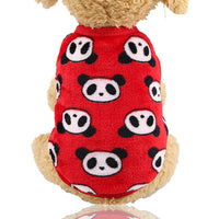 HKM-4700733 Cozy Coral Velvet Flannel Pet Clothing for Warmth and Comfort