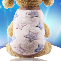 HKM-4700733 Cozy Coral Velvet Flannel Pet Clothing for Warmth and Comfort