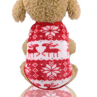 HKM-4700733 Cozy Coral Velvet Flannel Pet Clothing for Warmth and Comfort
