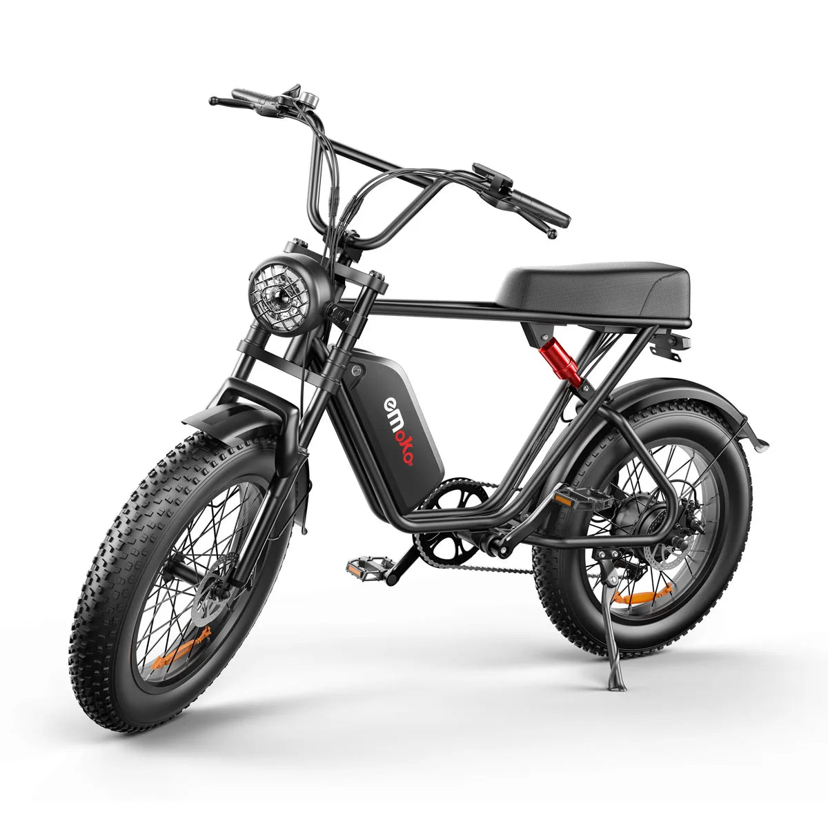 HKM-470227 Electric Adult Bike 20" Off-Road with 1000W Motor, 48V 17.5-20Ah Battery, 7 Speed, Disc Brakes, Integrated Lithium Battery