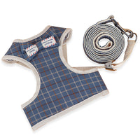 HKM-4702909 Small Dog Vest Style Bowknot Chest Strap Leash - Adjustable Nylon Traction Belt