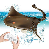 HKM-470483 Remote Control Simulation Manta Ray Toy for Swimming Pools - Water Play Activity for Ages 5 and Up