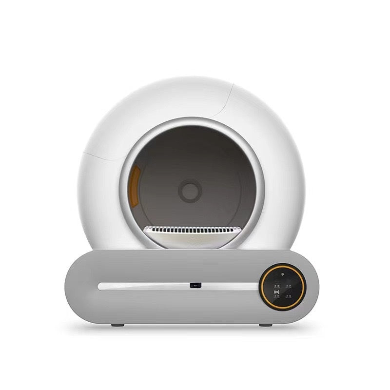 HKM-4705981 Automatic Cat Litter Box with Smart Scooper for Hassle-Free Cleaning