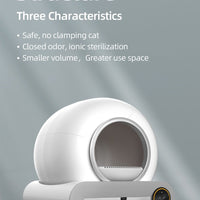 HKM-4705981 Automatic Cat Litter Box with Smart Scooper for Hassle-Free Cleaning