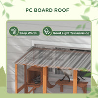 HKM-4706365 Outdoor Cat Enclosure with Bridge Platforms and Resting Box for Cats