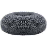 HKM-4706749 Cozy Fleece Pet Bed with Non-Slip Bottom - Soft Warm Cushion for Dogs and Cats (L Size)
