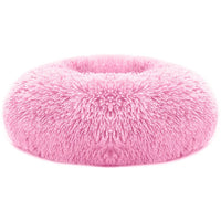 HKM-4706749 Cozy Fleece Pet Bed with Non-Slip Bottom - Soft Warm Cushion for Dogs and Cats (L Size)