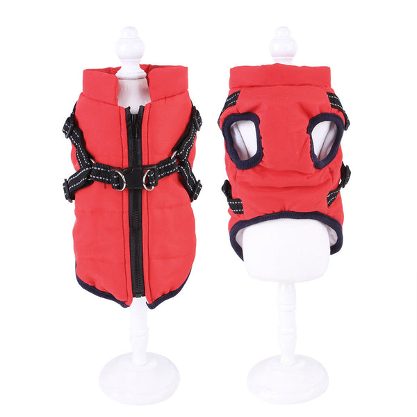 HKM-4707389 Autumn and Winter Thick Dog Vest for Warmth and Comfort