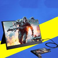 HKM-470739 Portable LCD Display Screen with IPS Technology – 16:9 Aspect Ratio, 1920x1080 Resolution, HDMI and Type-C Connectivity