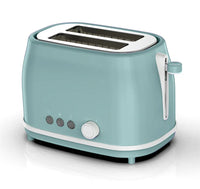 HKM-470803 Automatic Two-Slice Electric Toaster with Retro Design and Digital Controls