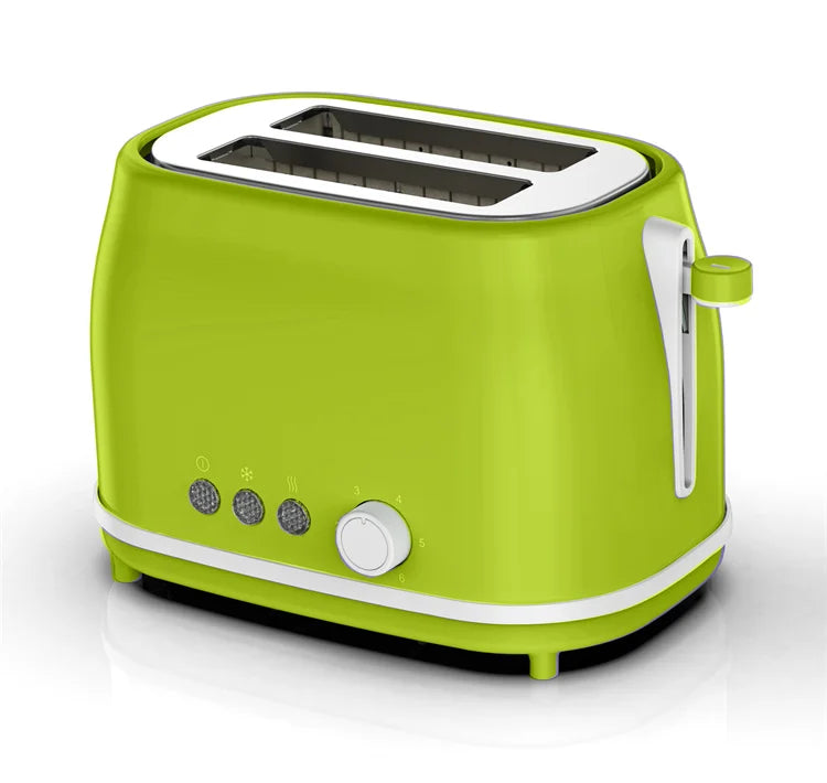 HKM-470803 Automatic Two-Slice Electric Toaster with Retro Design and Digital Controls