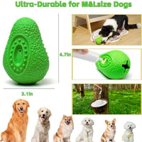 HKM-4709565 Indestructible Dog Chew Toy for Aggressive Chewers - Safe Rubber Teething Toy for All Breeds