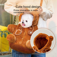HKM-4710333 Animal-Shaped Portable Pet Diaper Bag for Kittens and Puppies, Soft PP Nylon Backpack