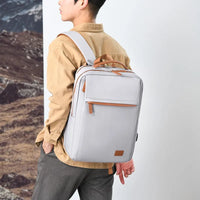 HKM-471123 Waterproof Laptop Backpack with USB Charging Port for Office and Travel
