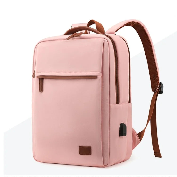 HKM-471123 Waterproof Laptop Backpack with USB Charging Port for Office and Travel