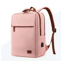 HKM-471123 Waterproof Laptop Backpack with USB Charging Port for Office and Travel