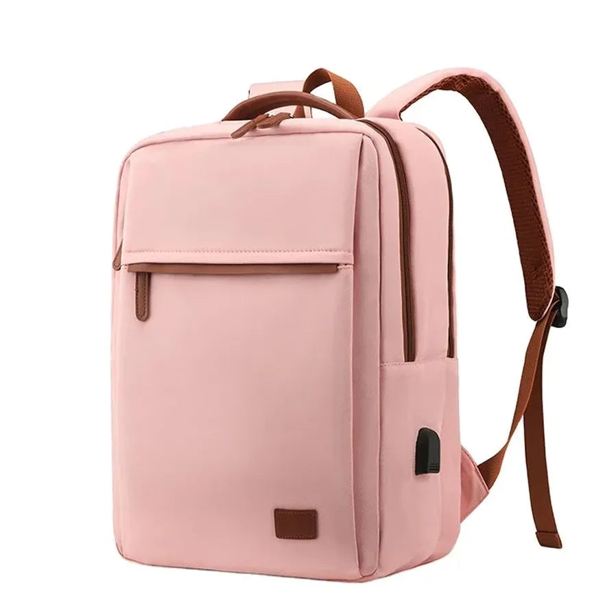 HKM-471123 Waterproof Laptop Backpack with USB Charging Port for Office and Travel