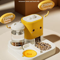 HKM-4711869 Automatic Pet Water Fountain and Feeder - 3700ML Capacity, Available in Cartoon Colors