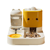 HKM-4711869 Automatic Pet Water Fountain and Feeder - 3700ML Capacity, Available in Cartoon Colors