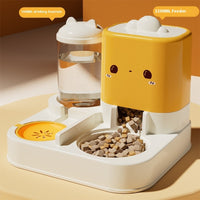 HKM-4711869 Automatic Pet Water Fountain and Feeder - 3700ML Capacity, Available in Cartoon Colors
