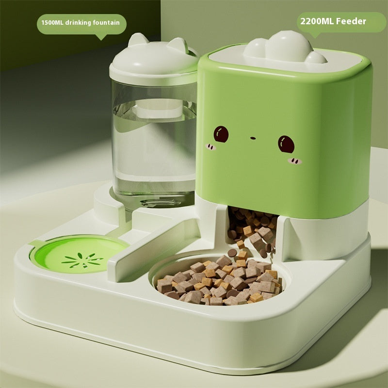 HKM-4711869 Automatic Pet Water Fountain and Feeder - 3700ML Capacity, Available in Cartoon Colors