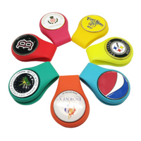 HKM-471251 Silicone Hat Clip with Ball Marker Holder for Golf Accessories