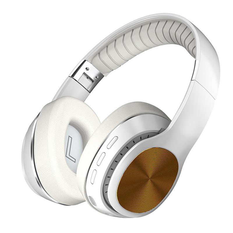 HKM-471251 Wireless Bluetooth Folding Headset with Stereo Sound and Voice Control Feature