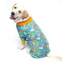 HKM-4712637 Cozy Cotton Long Sleeve Dog Homewear in Multiple Colors