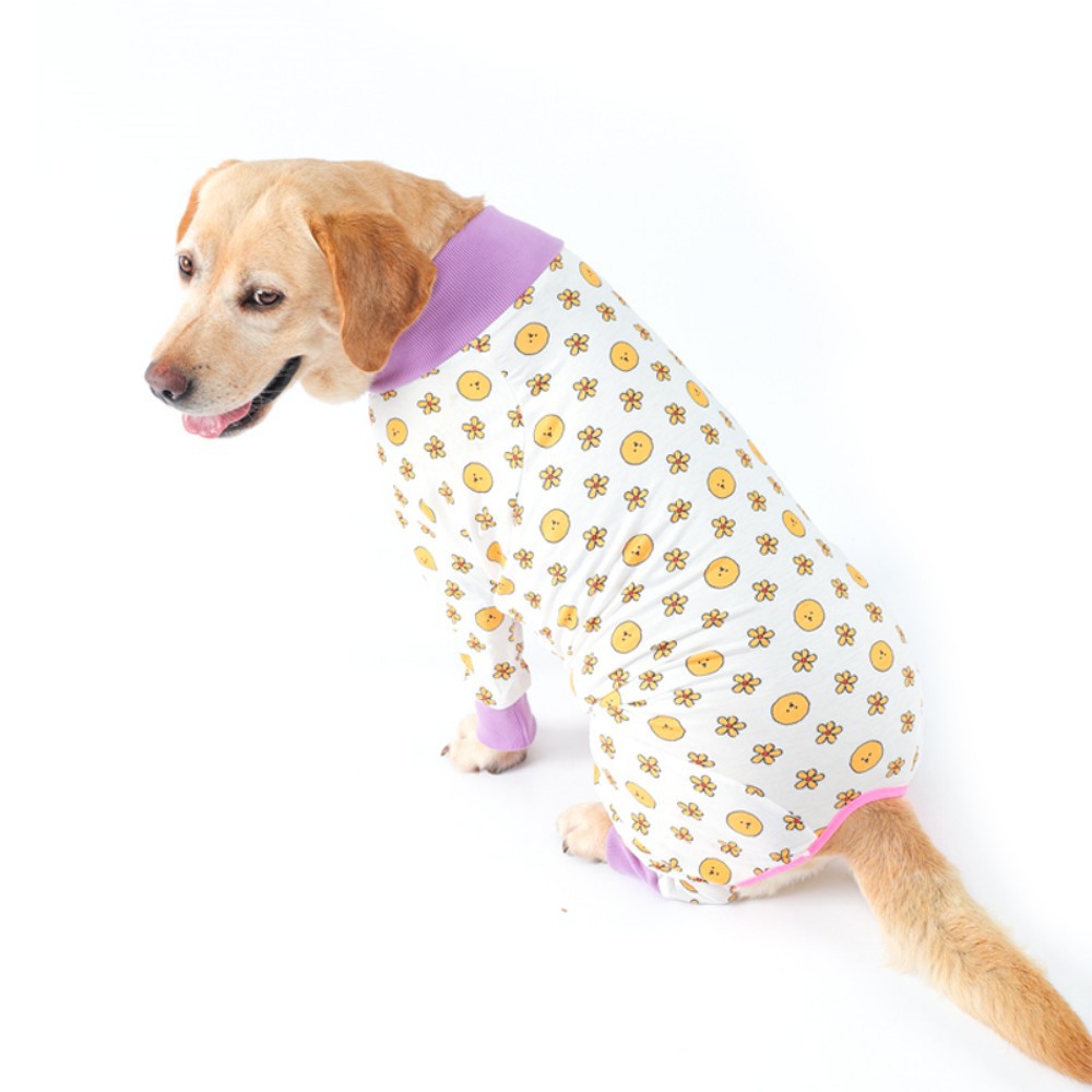 HKM-4712637 Cozy Cotton Long Sleeve Dog Homewear in Multiple Colors