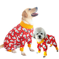 HKM-4712637 Cozy Cotton Long Sleeve Dog Homewear in Multiple Colors