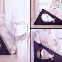 HKM-4714045 Vertical Cat Climbing Board with Corrugated Paper and Grinding Claws