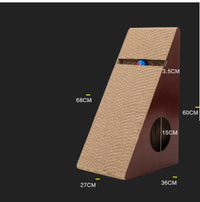 HKM-4714045 Vertical Cat Climbing Board with Corrugated Paper and Grinding Claws