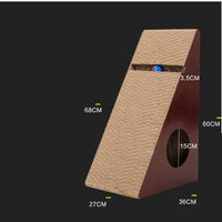 HKM-4714045 Vertical Cat Climbing Board with Corrugated Paper and Grinding Claws