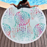 HKM-471443 Microfiber Beach Towel - Lightweight, Quick-Drying Polyester - Available in 12 Stylish Designs